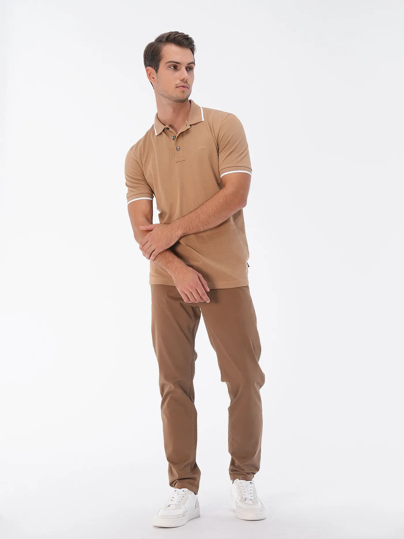 BOSS | Poloshirt PARLAY 190 | camel